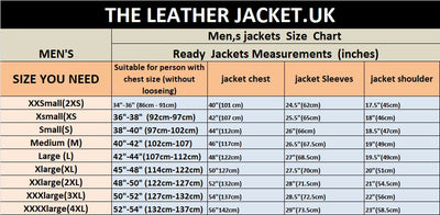 Leather Jacket Size Guide – How to Find the Perfect Fit