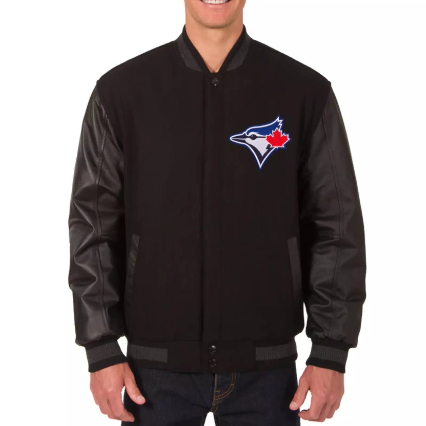 MLB Toronto Blue Jays Letterman Varsity Jacket - Available in Three Colours