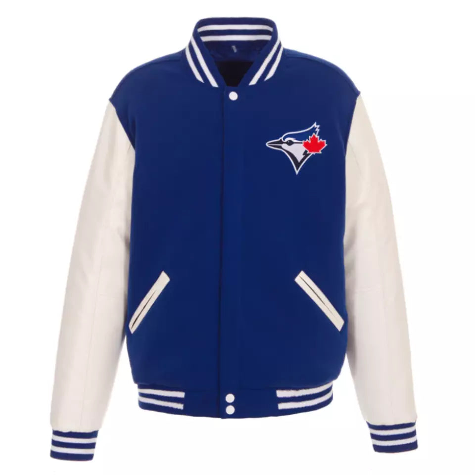 MLB Toronto Blue Jays Letterman Varsity Jacket - Available in Three Colours