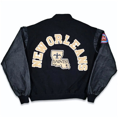 Men 80’s New Orleans Saints Varsity Jacket - NFL
