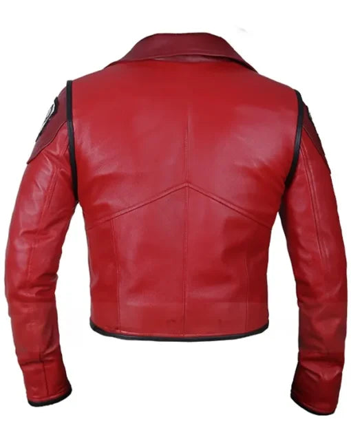 Arcane VI Red Cosplay Leather Jacket