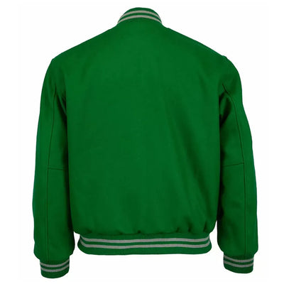 Brooklyn Nets Green Wool Varsity Jacket - MLB