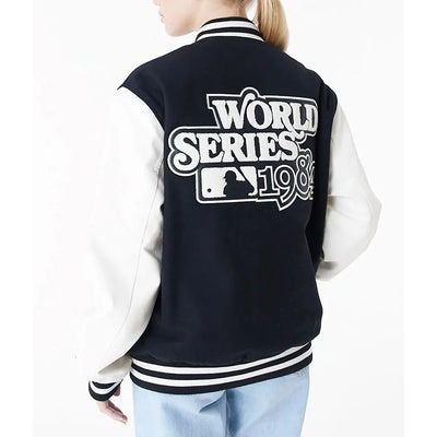 Detroit Tigers World Series 1984 Black Varsity Jacket - MLB