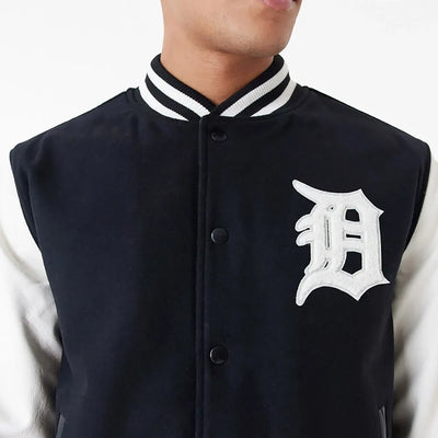 Men Detroit Tigers World Series 1984 Black Varsity Jacket  - MLB