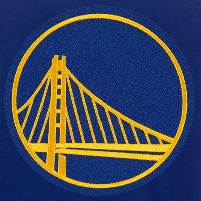 Golden State Warriors Royal and White Varsity Jacket - NBA