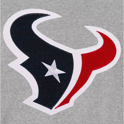 Houston Texans Gray and Navy Varsity Wool Jacket - NFL