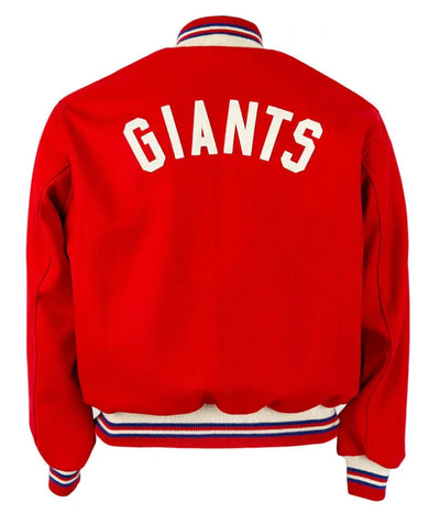 Men NY Giants 1961 Red Wool Varsity Jacket - NFL