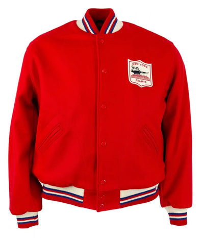 Men NY Giants 1961 Red Wool Varsity Jacket - NFL