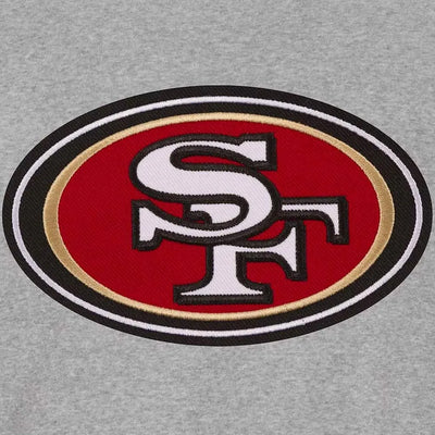Men San Francisco 49ers Varsity Gray and Black Wool Jacket - NFL